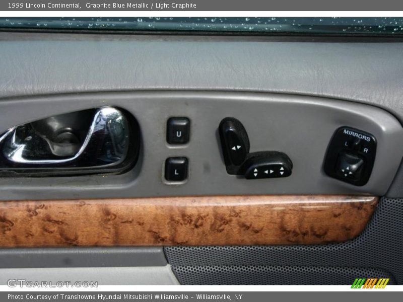 Graphite Blue Metallic / Light Graphite 1999 Lincoln Continental