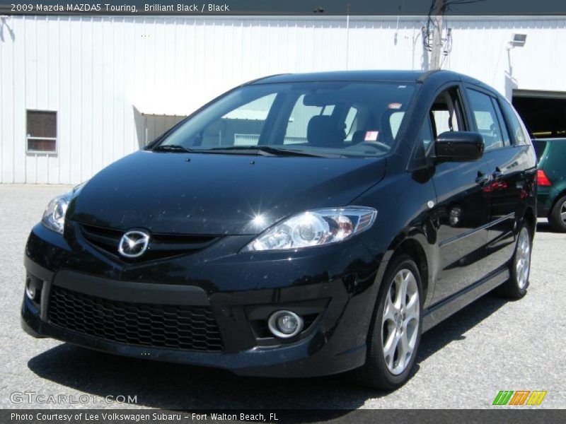 Brilliant Black / Black 2009 Mazda MAZDA5 Touring