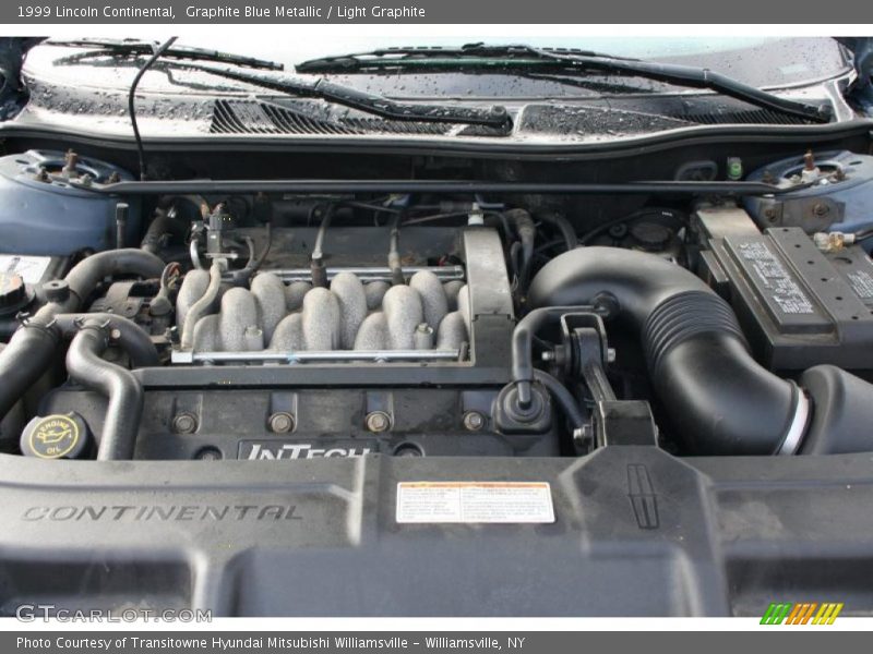 Graphite Blue Metallic / Light Graphite 1999 Lincoln Continental
