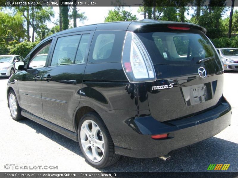 Brilliant Black / Black 2009 Mazda MAZDA5 Touring