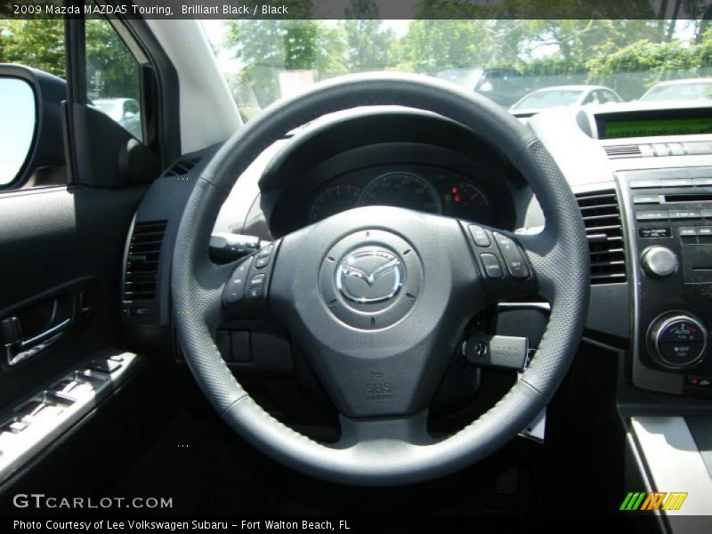 Brilliant Black / Black 2009 Mazda MAZDA5 Touring