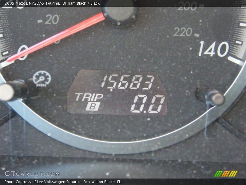 Brilliant Black / Black 2009 Mazda MAZDA5 Touring