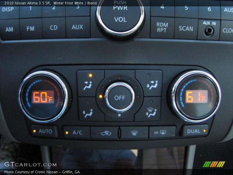 Winter Frost White / Blond 2010 Nissan Altima 3.5 SR