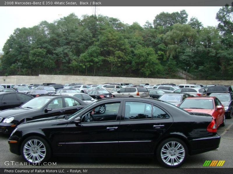 Black / Black 2008 Mercedes-Benz E 350 4Matic Sedan