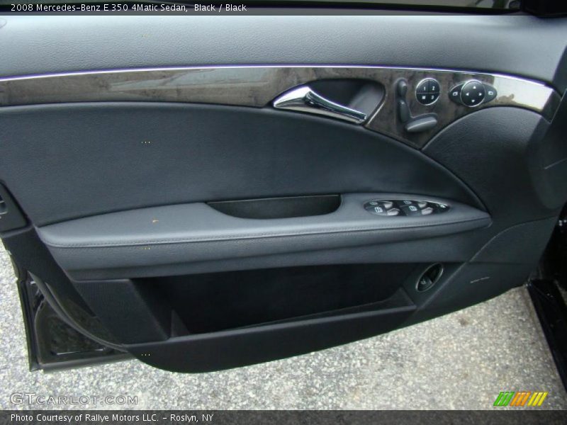 Black / Black 2008 Mercedes-Benz E 350 4Matic Sedan