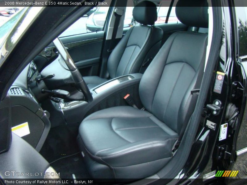 Black / Black 2008 Mercedes-Benz E 350 4Matic Sedan