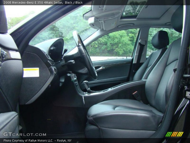 Black / Black 2008 Mercedes-Benz E 350 4Matic Sedan