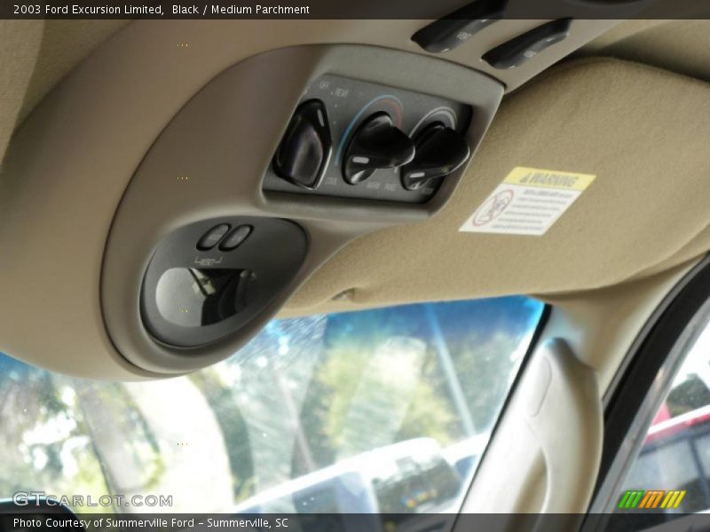 Black / Medium Parchment 2003 Ford Excursion Limited