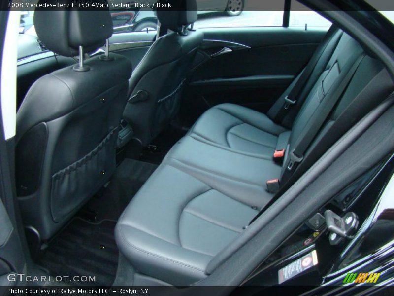 Black / Black 2008 Mercedes-Benz E 350 4Matic Sedan