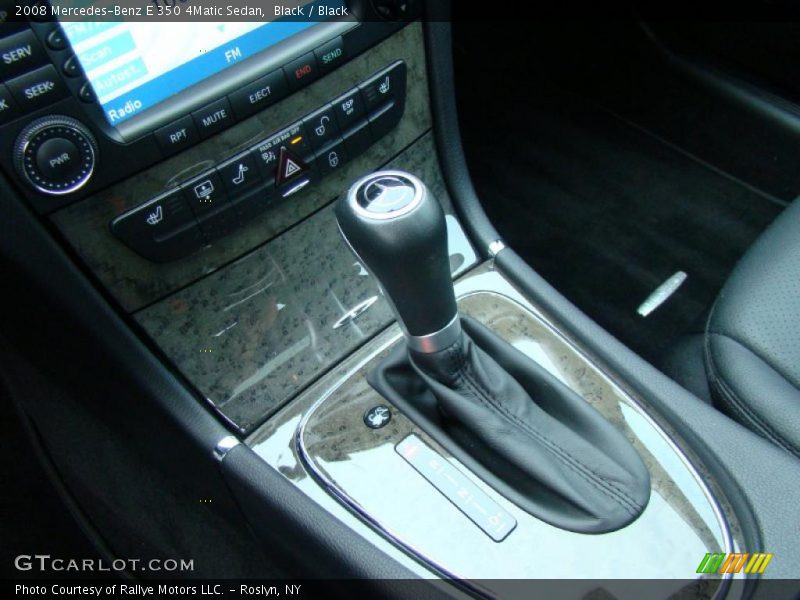 Black / Black 2008 Mercedes-Benz E 350 4Matic Sedan