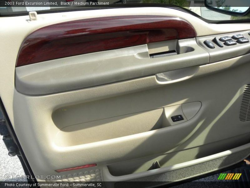 Black / Medium Parchment 2003 Ford Excursion Limited