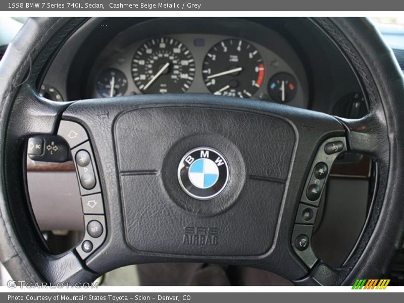 Cashmere Beige Metallic / Grey 1998 BMW 7 Series 740iL Sedan