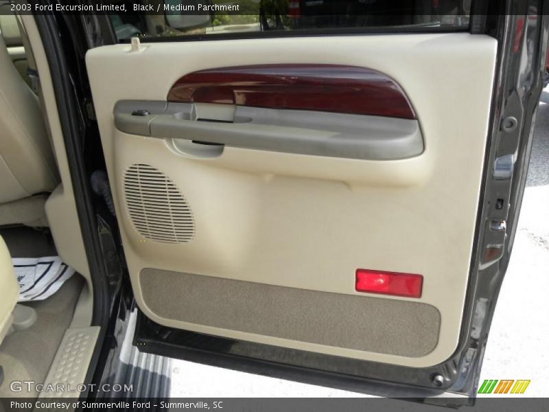Black / Medium Parchment 2003 Ford Excursion Limited