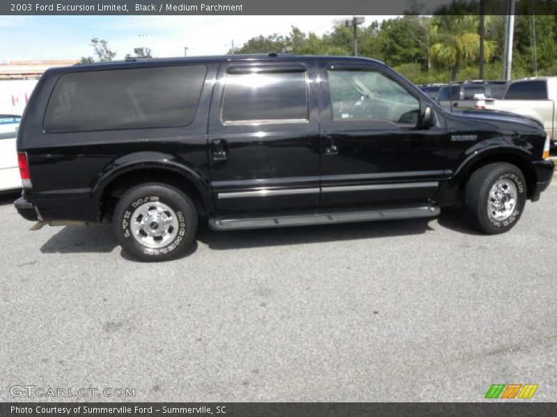 Black / Medium Parchment 2003 Ford Excursion Limited