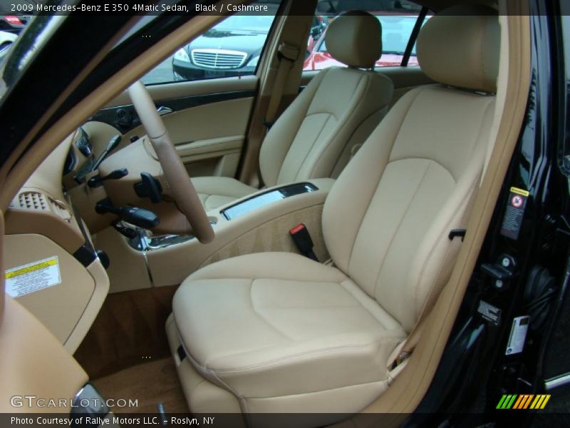 Black / Cashmere 2009 Mercedes-Benz E 350 4Matic Sedan