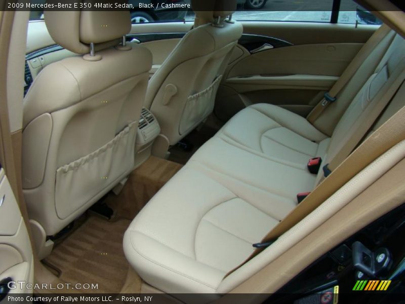 Black / Cashmere 2009 Mercedes-Benz E 350 4Matic Sedan