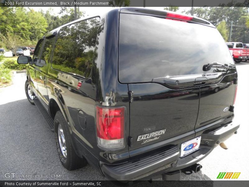 Black / Medium Parchment 2003 Ford Excursion Limited