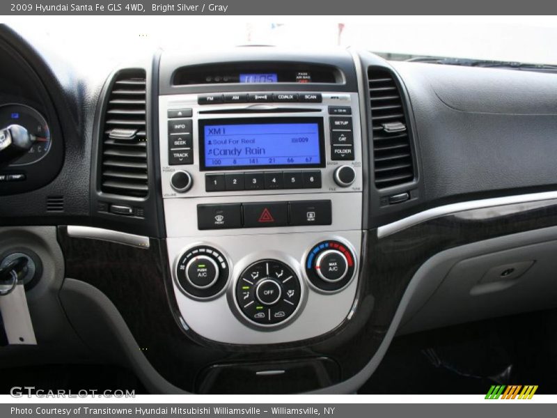 Bright Silver / Gray 2009 Hyundai Santa Fe GLS 4WD