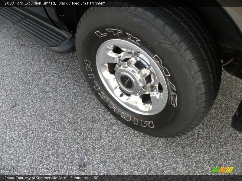 Black / Medium Parchment 2003 Ford Excursion Limited