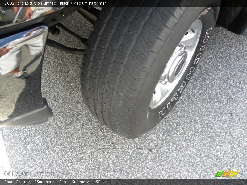 Black / Medium Parchment 2003 Ford Excursion Limited