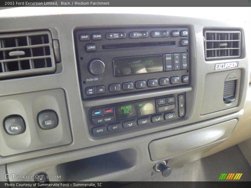Black / Medium Parchment 2003 Ford Excursion Limited