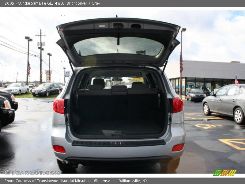 Bright Silver / Gray 2009 Hyundai Santa Fe GLS 4WD