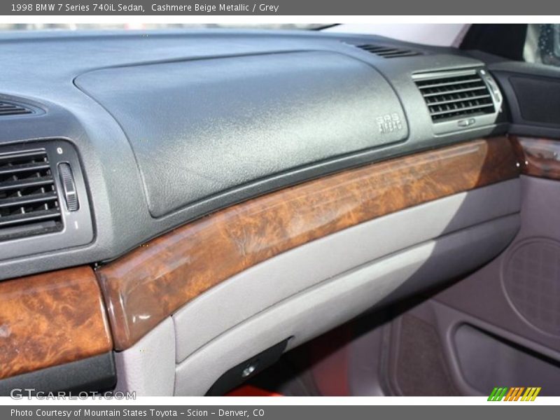 Cashmere Beige Metallic / Grey 1998 BMW 7 Series 740iL Sedan
