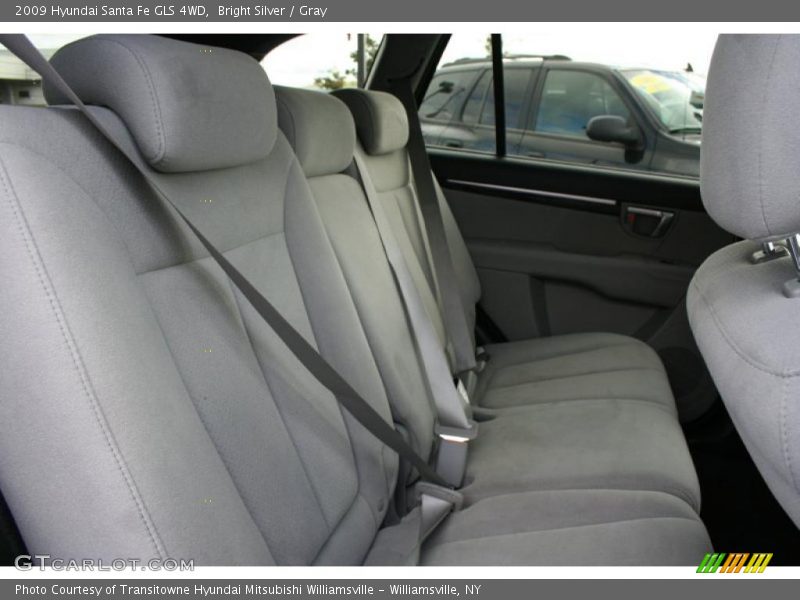 Bright Silver / Gray 2009 Hyundai Santa Fe GLS 4WD
