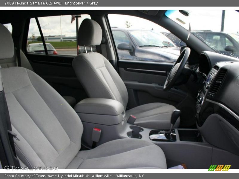 Bright Silver / Gray 2009 Hyundai Santa Fe GLS 4WD