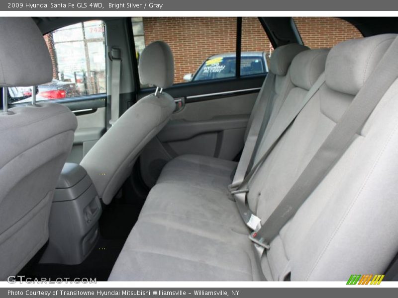 Bright Silver / Gray 2009 Hyundai Santa Fe GLS 4WD
