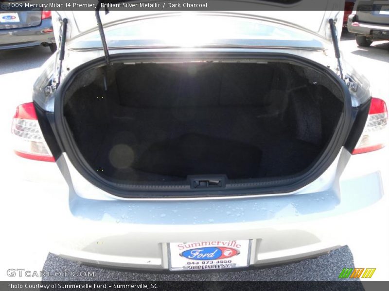 Brilliant Silver Metallic / Dark Charcoal 2009 Mercury Milan I4 Premier