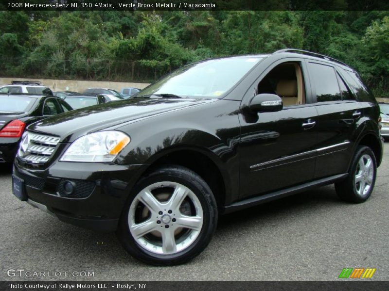 Verde Brook Metallic / Macadamia 2008 Mercedes-Benz ML 350 4Matic