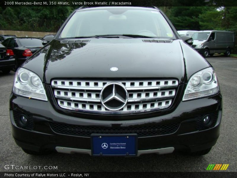 Verde Brook Metallic / Macadamia 2008 Mercedes-Benz ML 350 4Matic