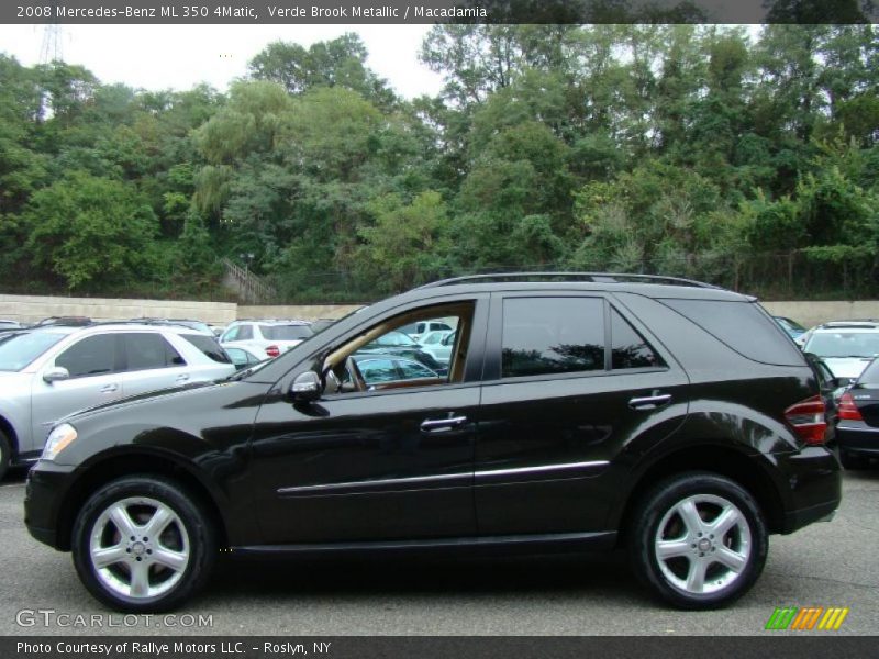 Verde Brook Metallic / Macadamia 2008 Mercedes-Benz ML 350 4Matic