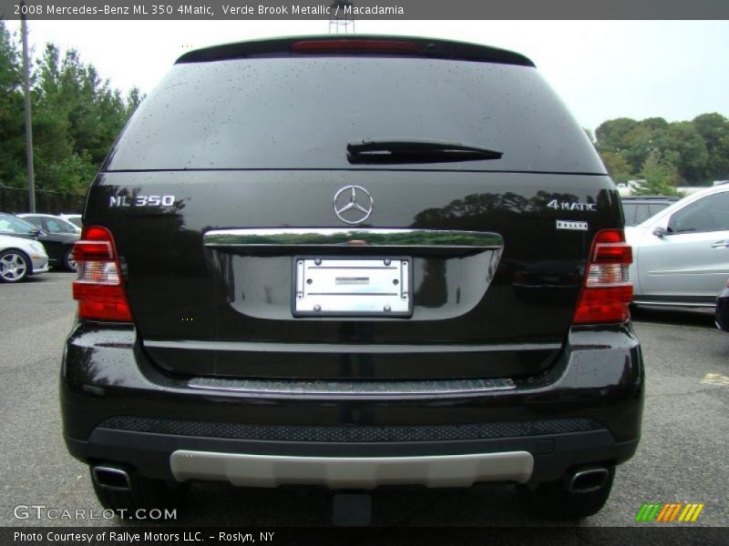 Verde Brook Metallic / Macadamia 2008 Mercedes-Benz ML 350 4Matic