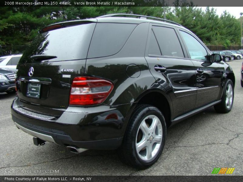 Verde Brook Metallic / Macadamia 2008 Mercedes-Benz ML 350 4Matic
