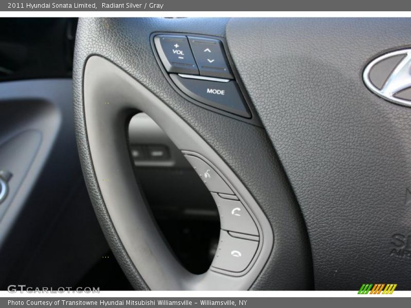 Radiant Silver / Gray 2011 Hyundai Sonata Limited