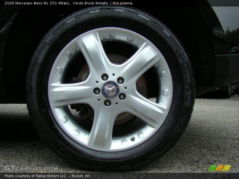 Verde Brook Metallic / Macadamia 2008 Mercedes-Benz ML 350 4Matic