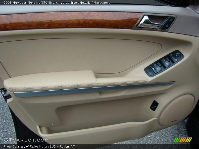 Verde Brook Metallic / Macadamia 2008 Mercedes-Benz ML 350 4Matic