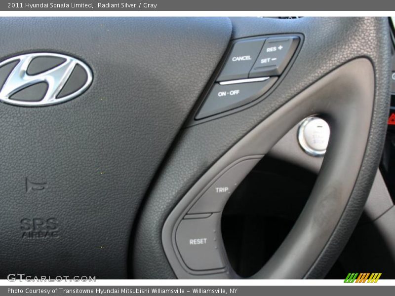 Radiant Silver / Gray 2011 Hyundai Sonata Limited