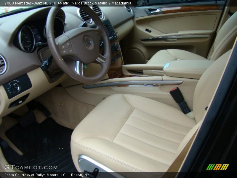 Verde Brook Metallic / Macadamia 2008 Mercedes-Benz ML 350 4Matic