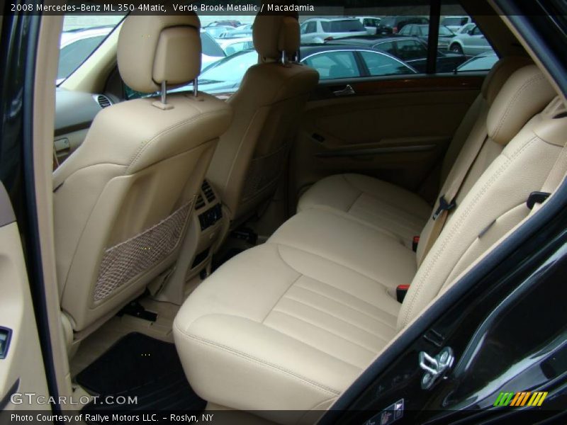 Verde Brook Metallic / Macadamia 2008 Mercedes-Benz ML 350 4Matic
