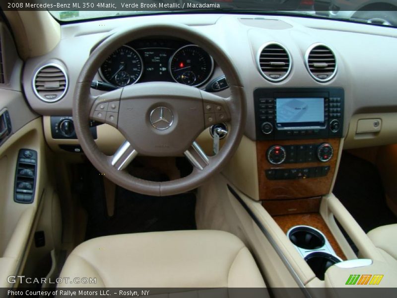 Verde Brook Metallic / Macadamia 2008 Mercedes-Benz ML 350 4Matic