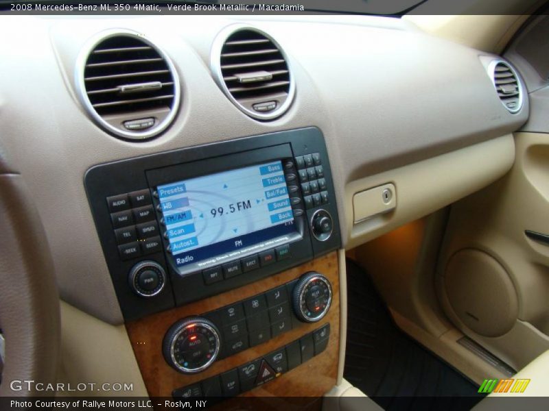 Verde Brook Metallic / Macadamia 2008 Mercedes-Benz ML 350 4Matic