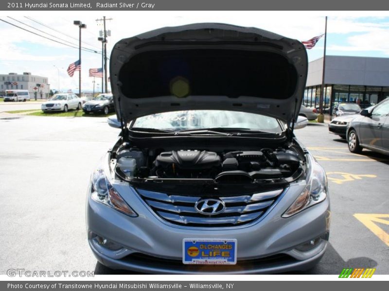 Radiant Silver / Gray 2011 Hyundai Sonata Limited