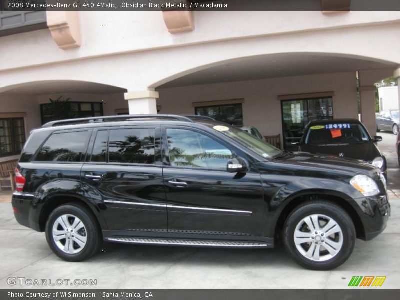 Obsidian Black Metallic / Macadamia 2008 Mercedes-Benz GL 450 4Matic