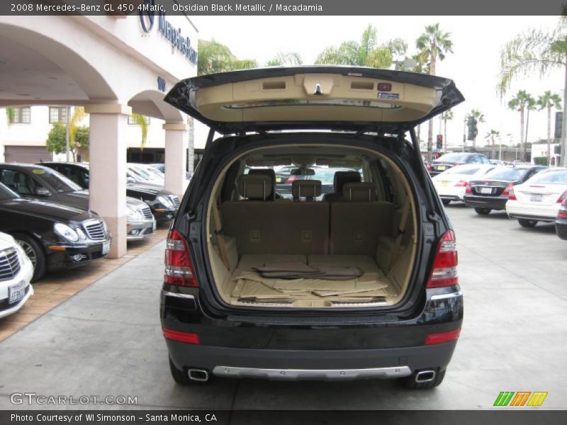 Obsidian Black Metallic / Macadamia 2008 Mercedes-Benz GL 450 4Matic