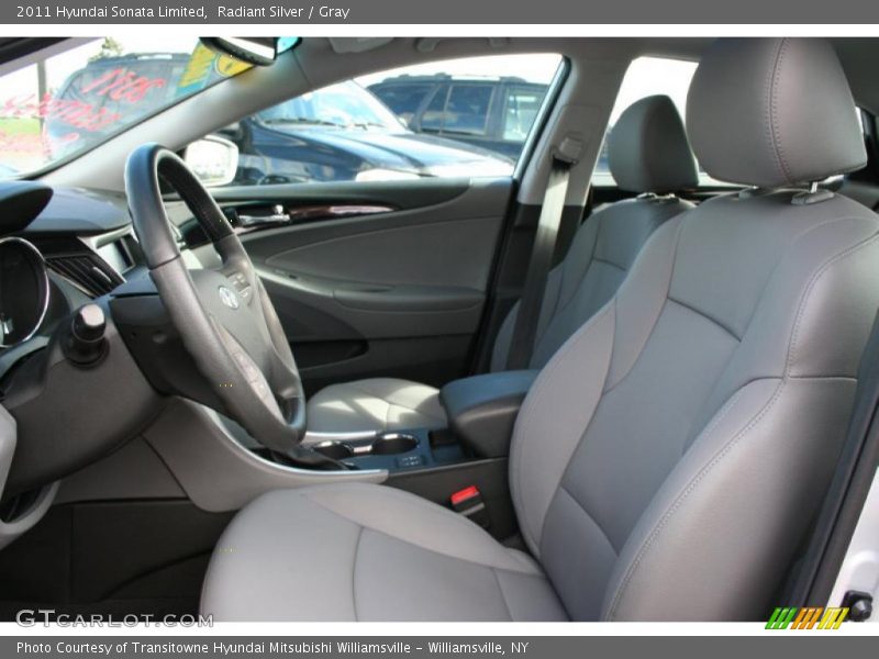 Radiant Silver / Gray 2011 Hyundai Sonata Limited