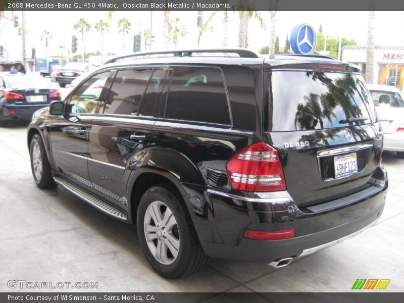 Obsidian Black Metallic / Macadamia 2008 Mercedes-Benz GL 450 4Matic