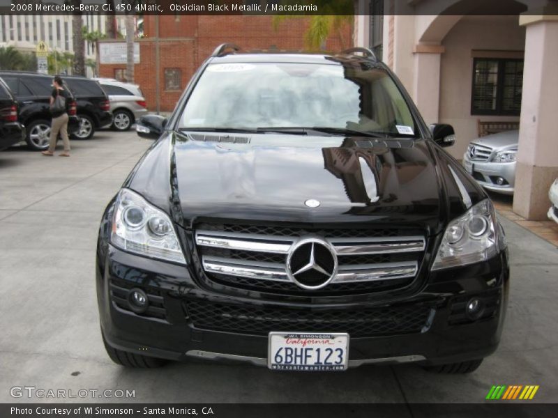 Obsidian Black Metallic / Macadamia 2008 Mercedes-Benz GL 450 4Matic